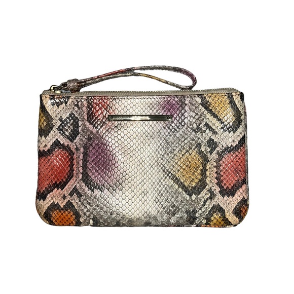 Brahmin Handbags - Brahmin Sally Multi-Color Snakeskin Wristlet